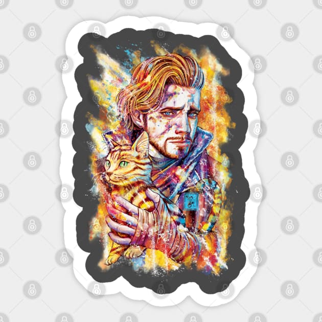 Caleb Sticker by kingcael